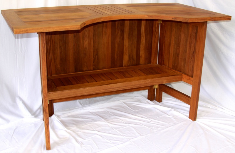 Avalon Folding Teak Bar Table [6BARTBL68] 2,495.00 Crafters of Classic